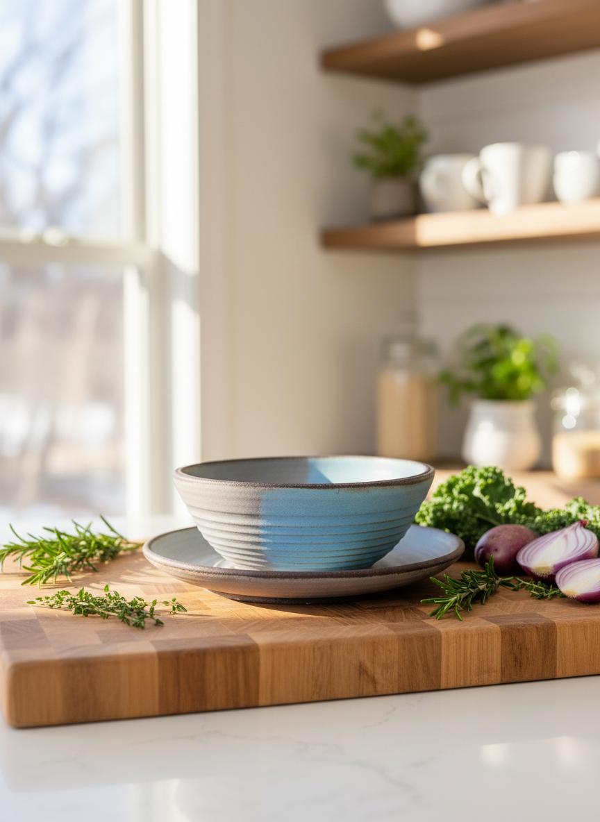 Lunch Set | Soup and Sandwich | Bowl and Plate, no.56