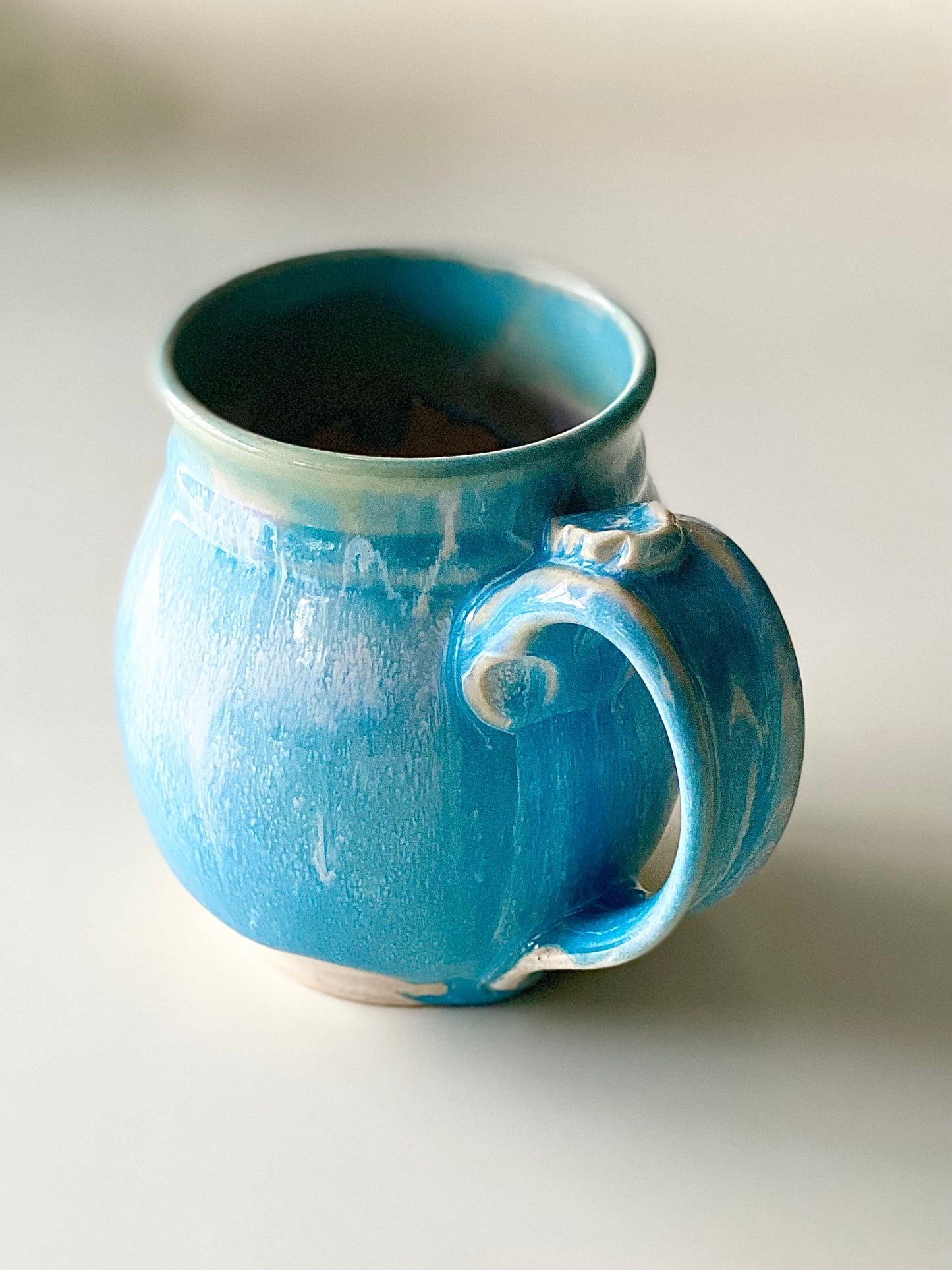 Blue and White Mug, 16oz, no.28