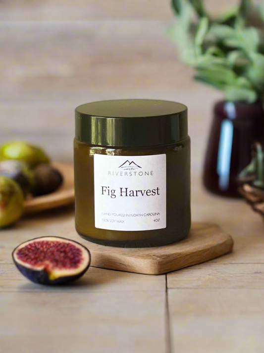 Fig Harvest, Hand Poured 100% Soy Wax Candle