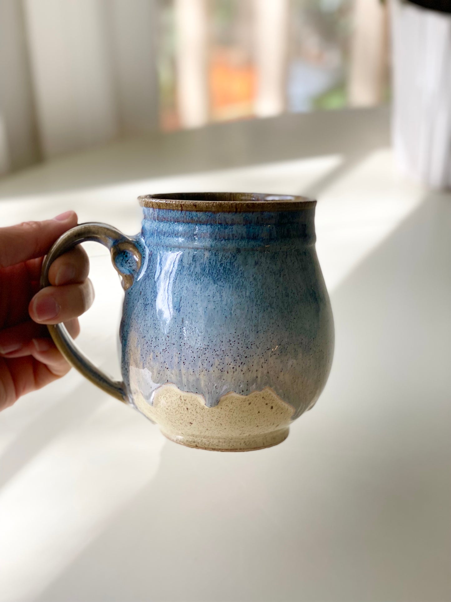 Blueberry Cream and Oatmeal Mug, 18oz, no.60