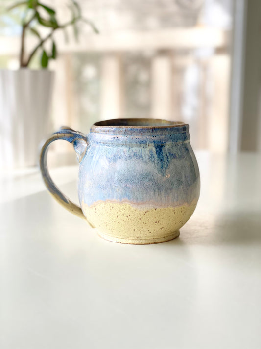 Blueberry Cream and Oatmeal Mug, 16oz, no.62