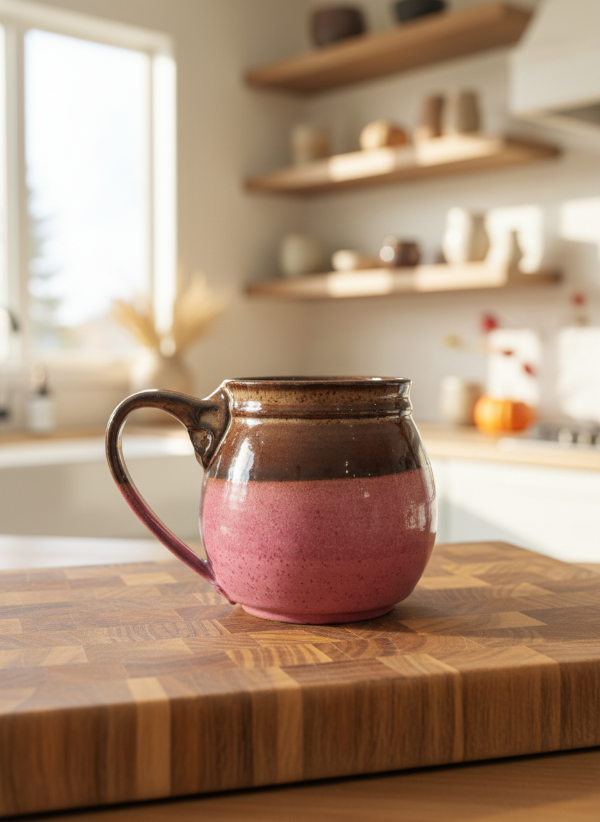 Chocolate Raspberry Mug, 15oz, no.10