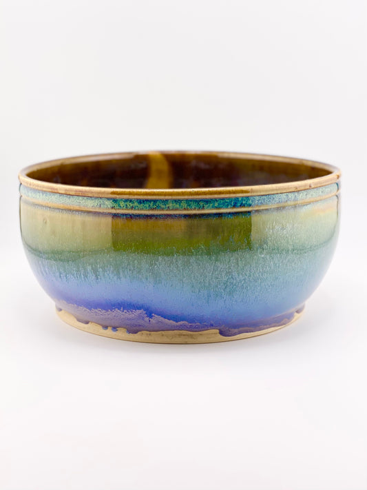 #47 Bowl in Lavender Sunset, 7”w x 3.25”ht