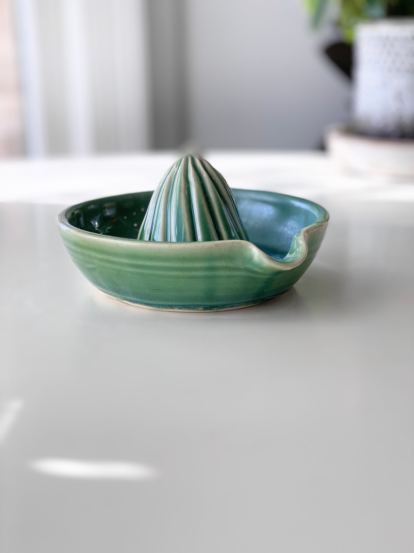 Citrus Juicer, no.46 (Normally $54, discounted for glaze drip and chip underneath)