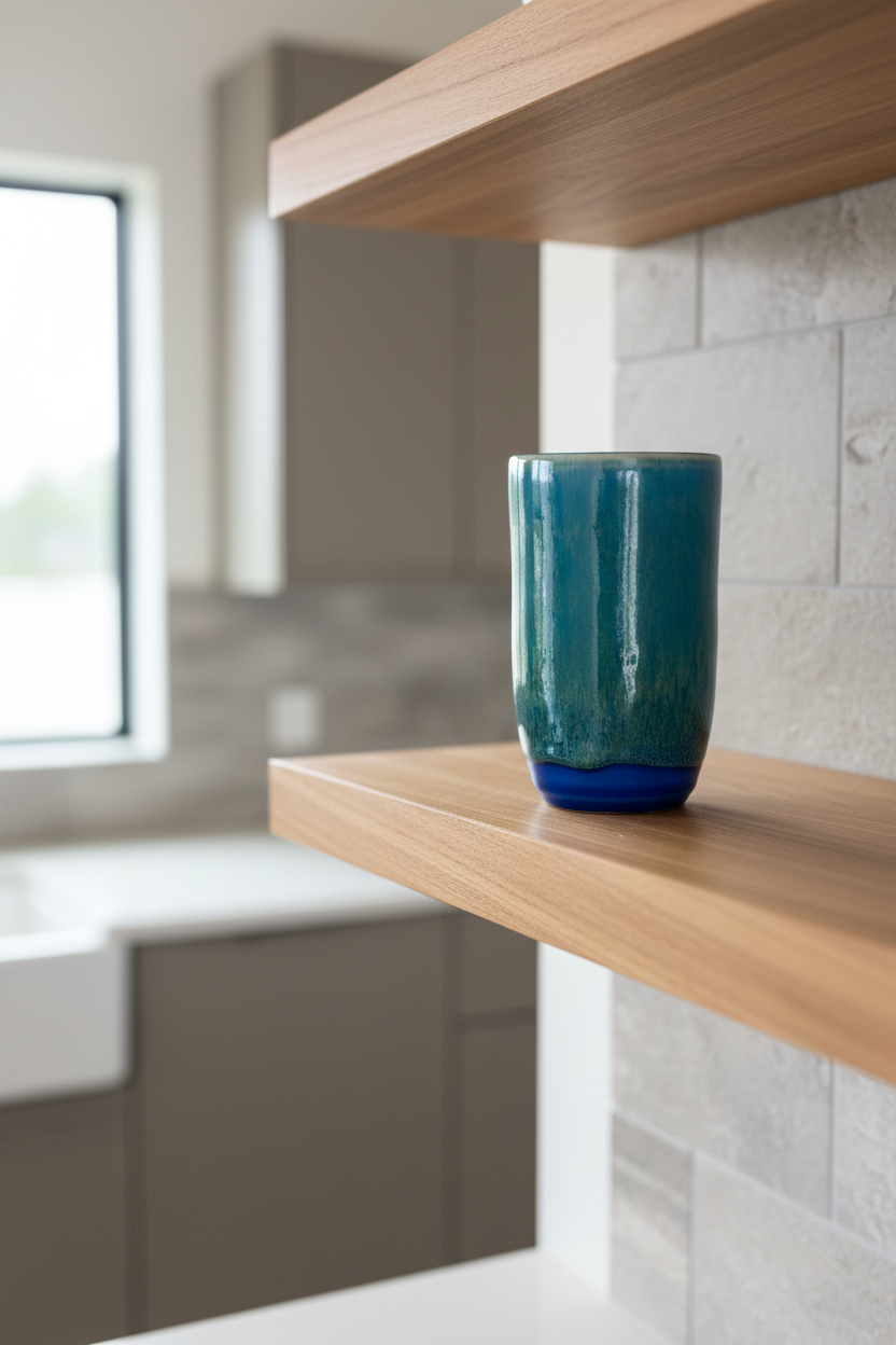 Blue and Green Tumbler, 14oz no.17