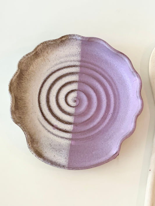 Pink Sierra Spoon Rest, 6.5”w, no.16