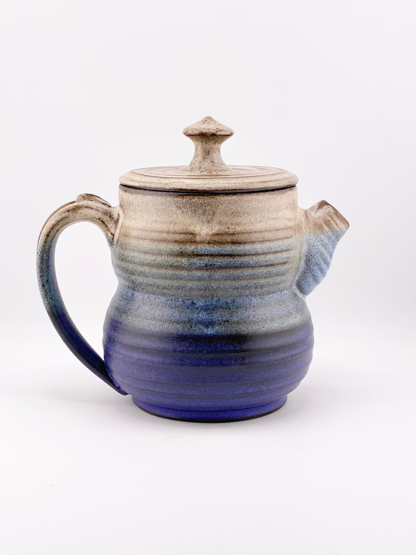 Night Solace Teapot, 20oz no.25 (slight discount due to vent hole in lid being filled in with glaze, normally $115)