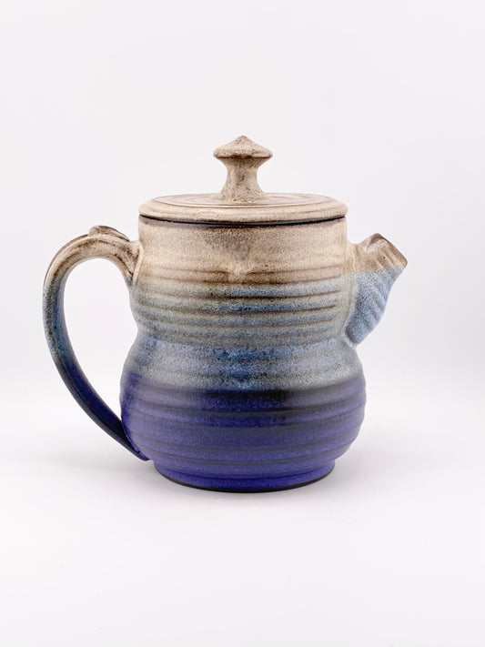 Night Solace Teapot, 20oz no.25 (slight discount due to vent hole in lid being filled in with glaze, normally $115)