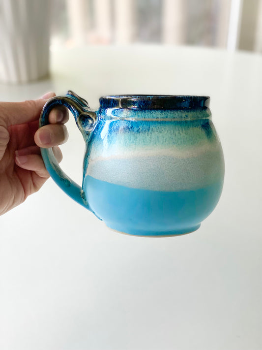 Ocean Bloom Mug, 18oz, no.11
