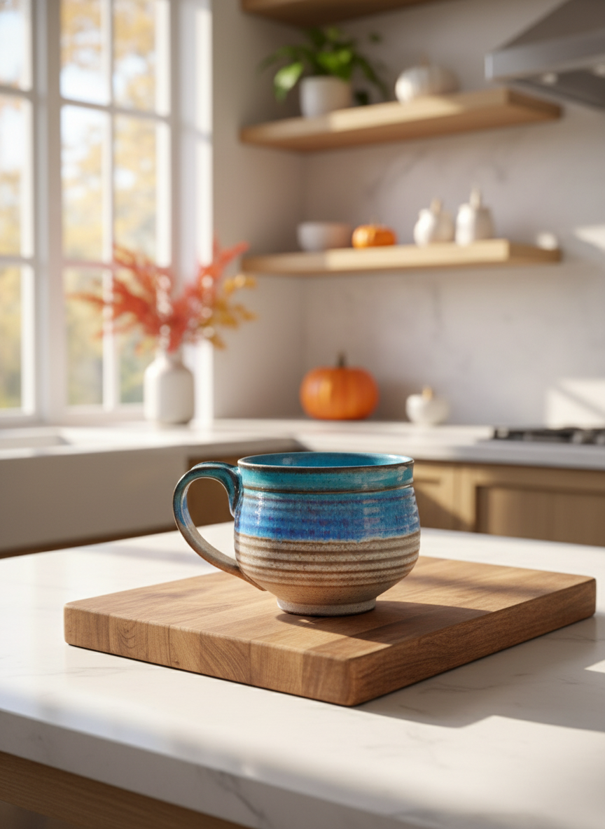 Calm Waters Gloss Mug, 15oz, no.18