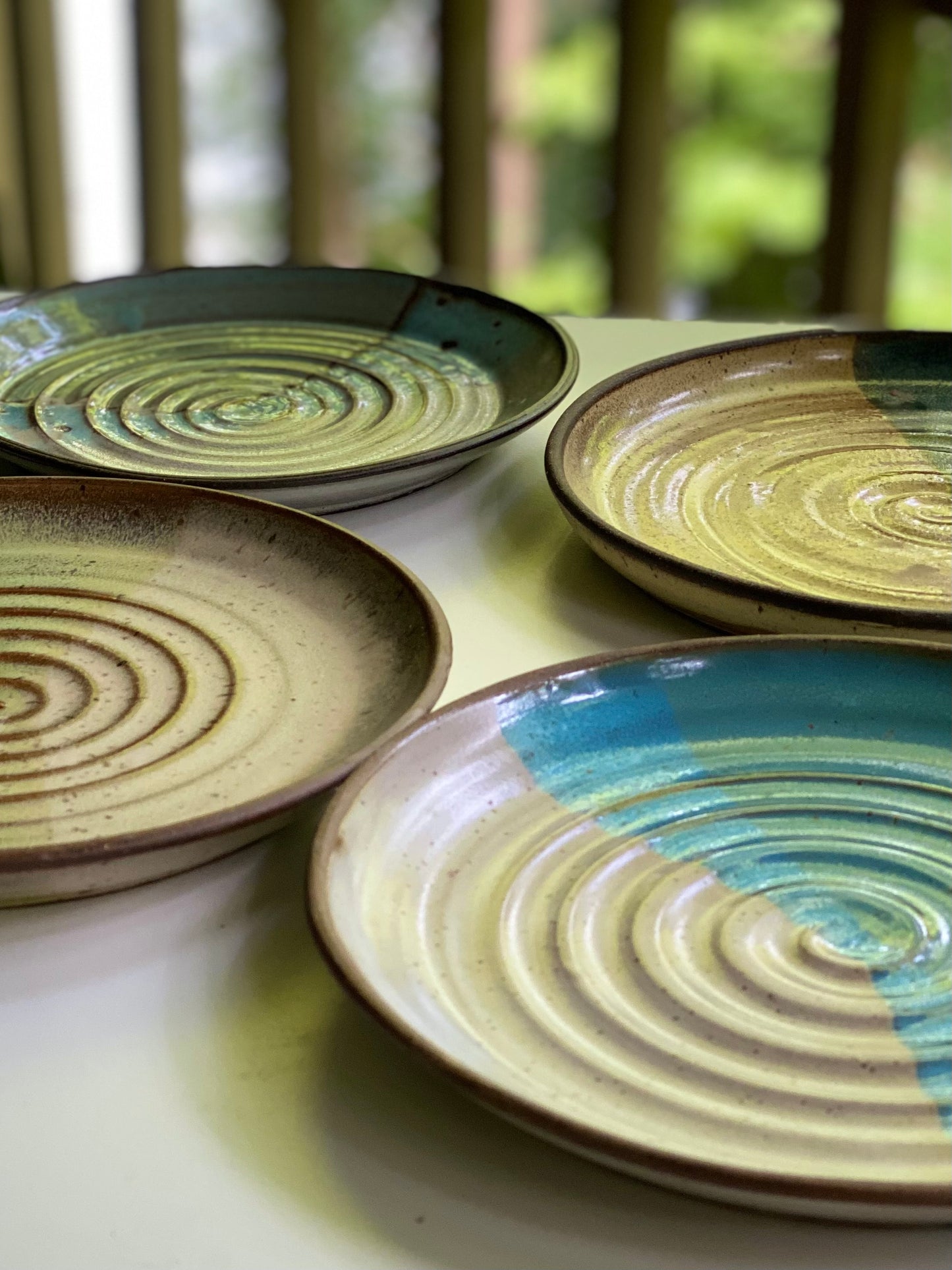 Set of 4 Plates, 8”-8.5” diameter