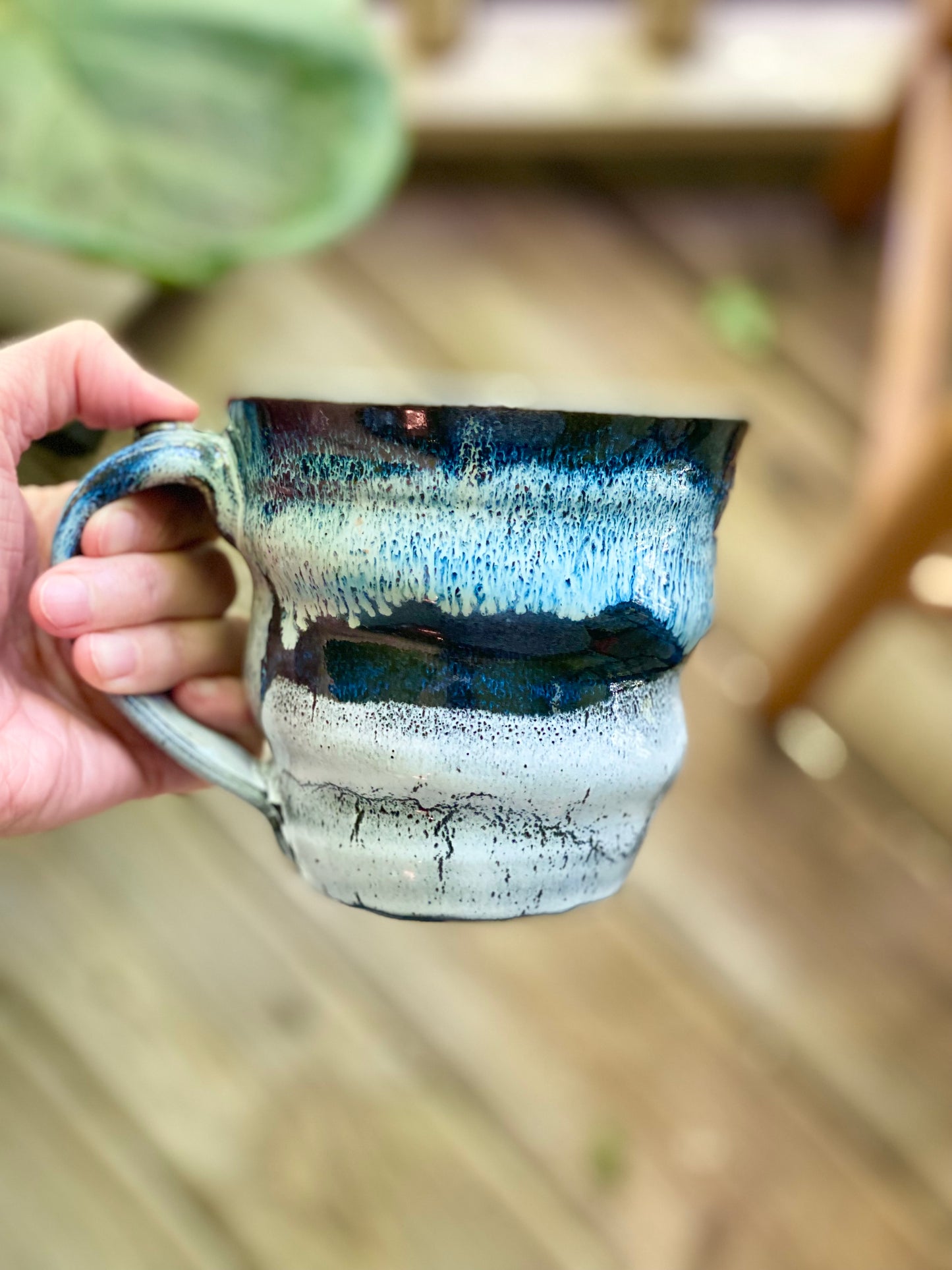 Black and White Granite Mug, 16oz no.23
