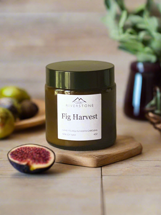 Fig Harvest, Hand Poured 100% Soy Wax Candlees