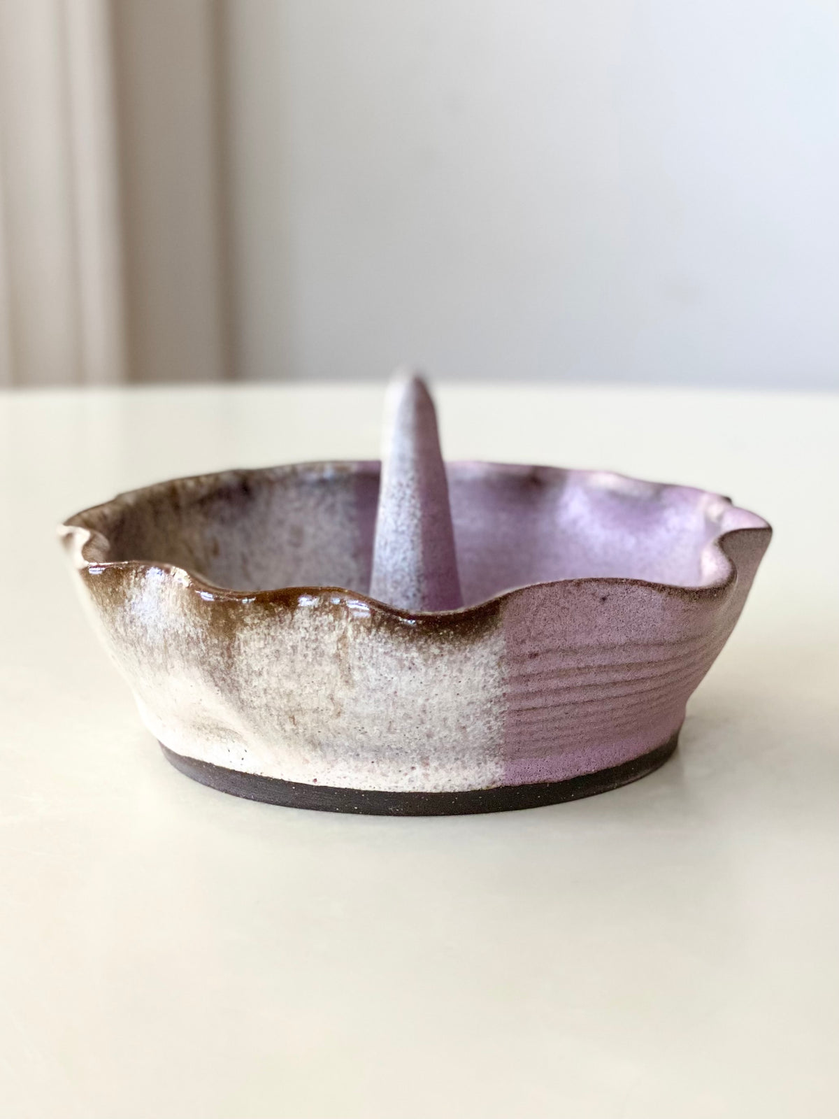 Pink Sierra Ring Dish, 5”w x2.75”ht, no.21