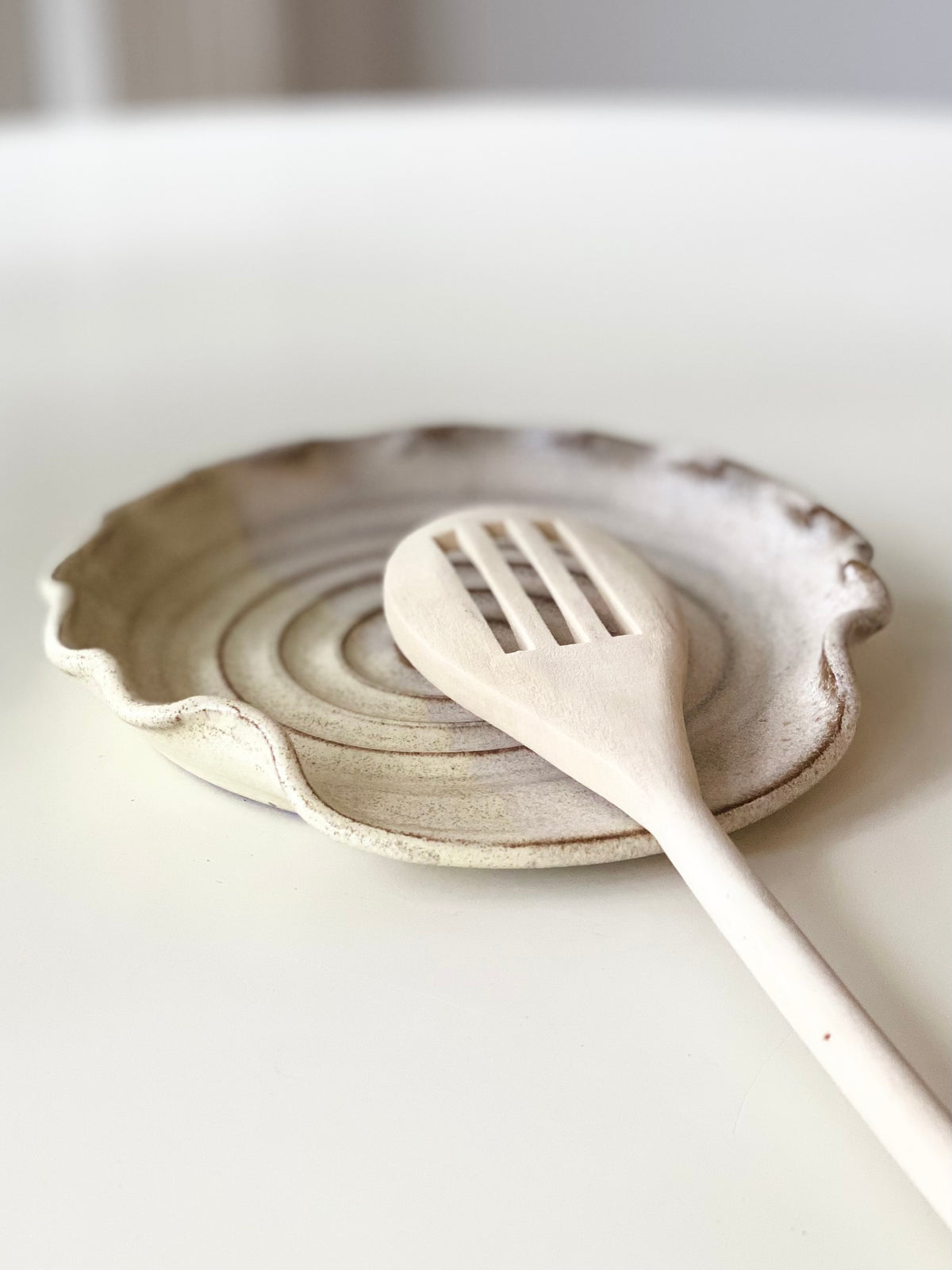 White Oak Spoon Rest, 6.25”w, no.27
