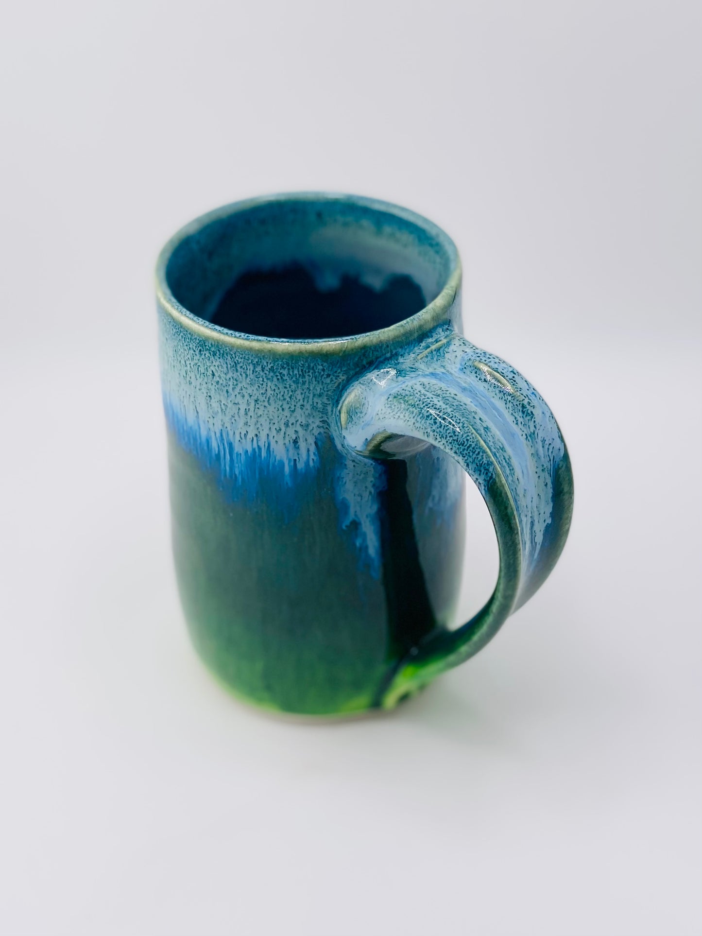 Blue and Green Mug, 12oz no.13