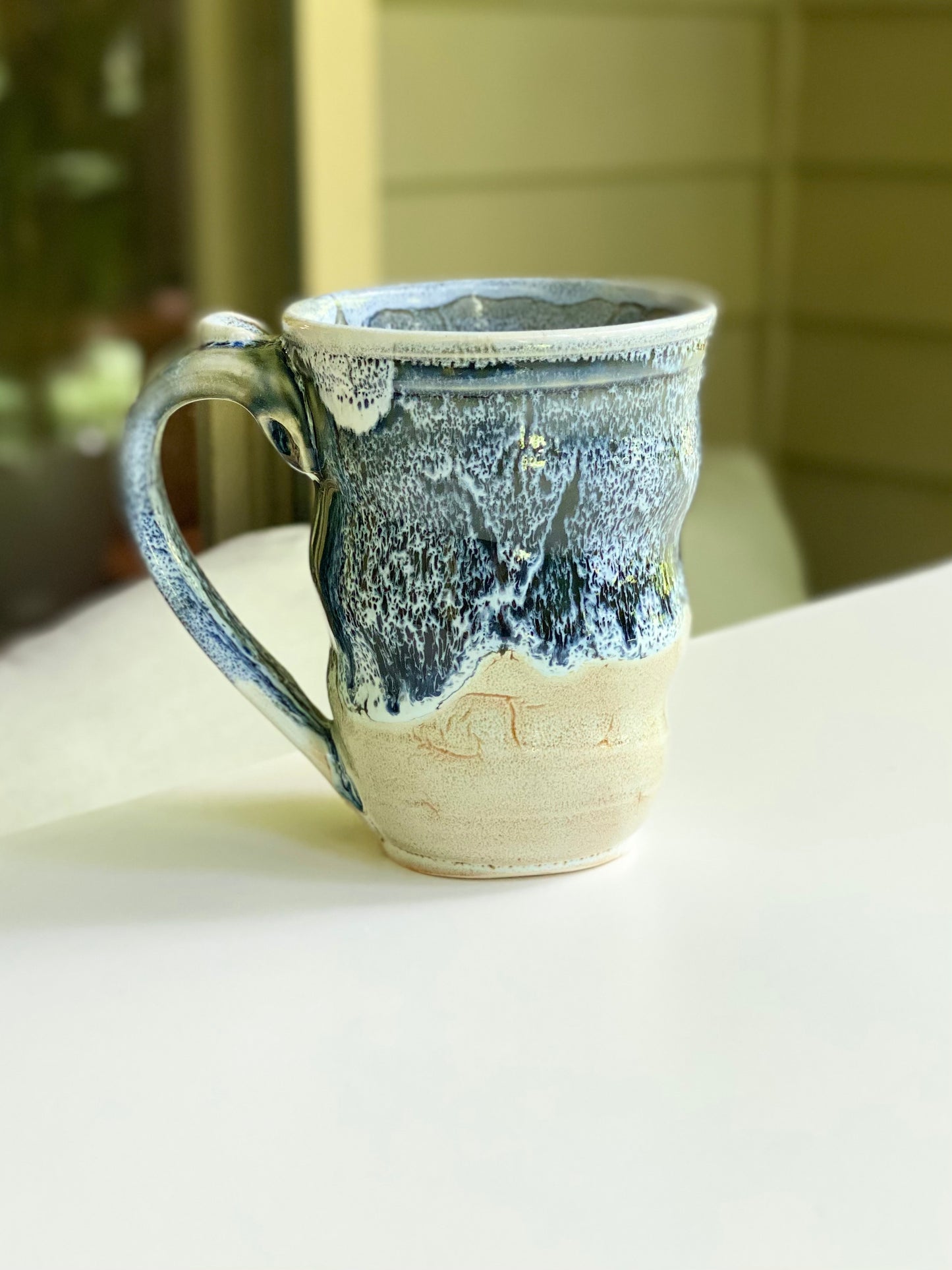 Black and White Granite Mug, 14oz no.22