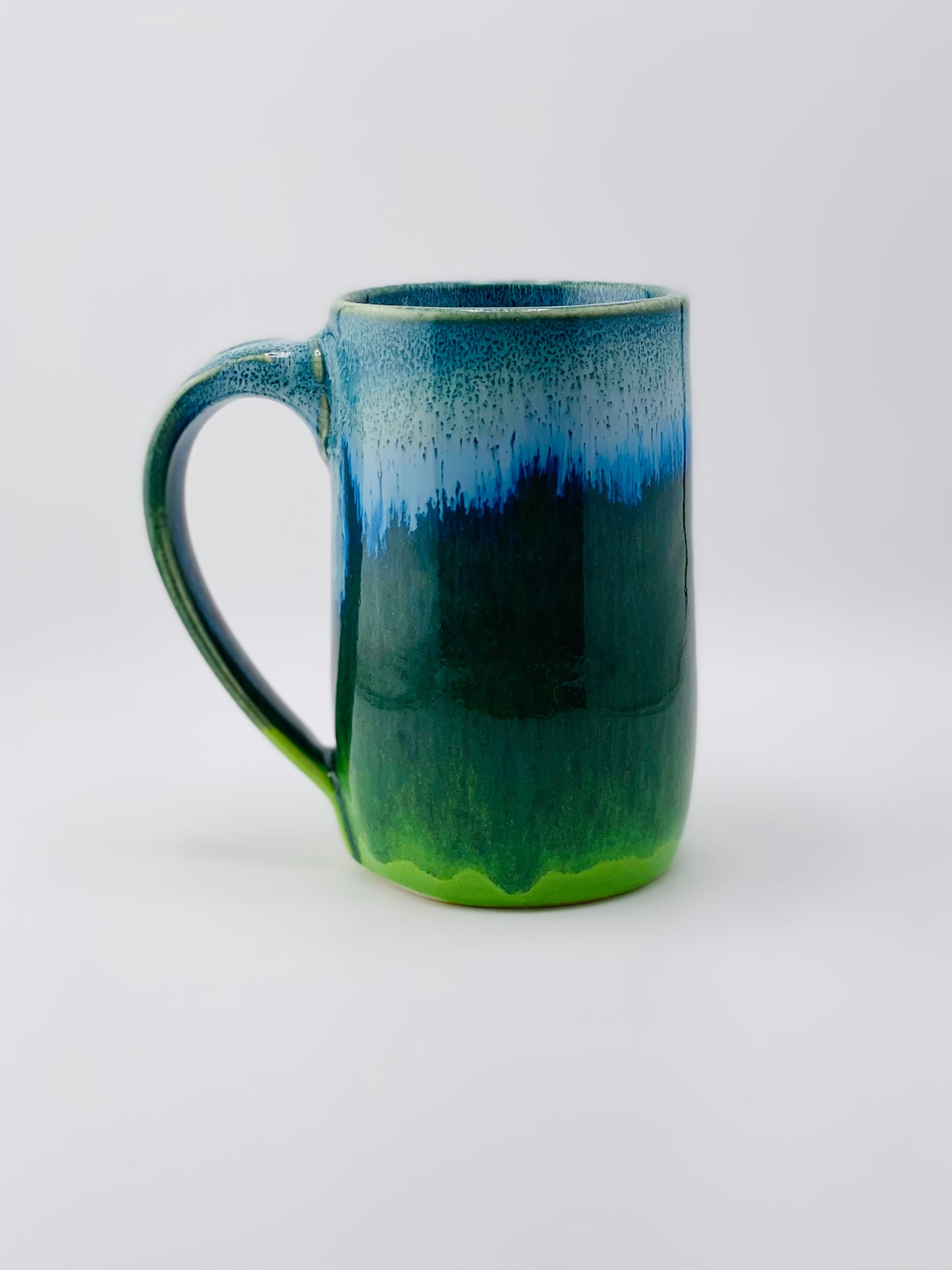 Blue and Green Mug, 12oz no.13