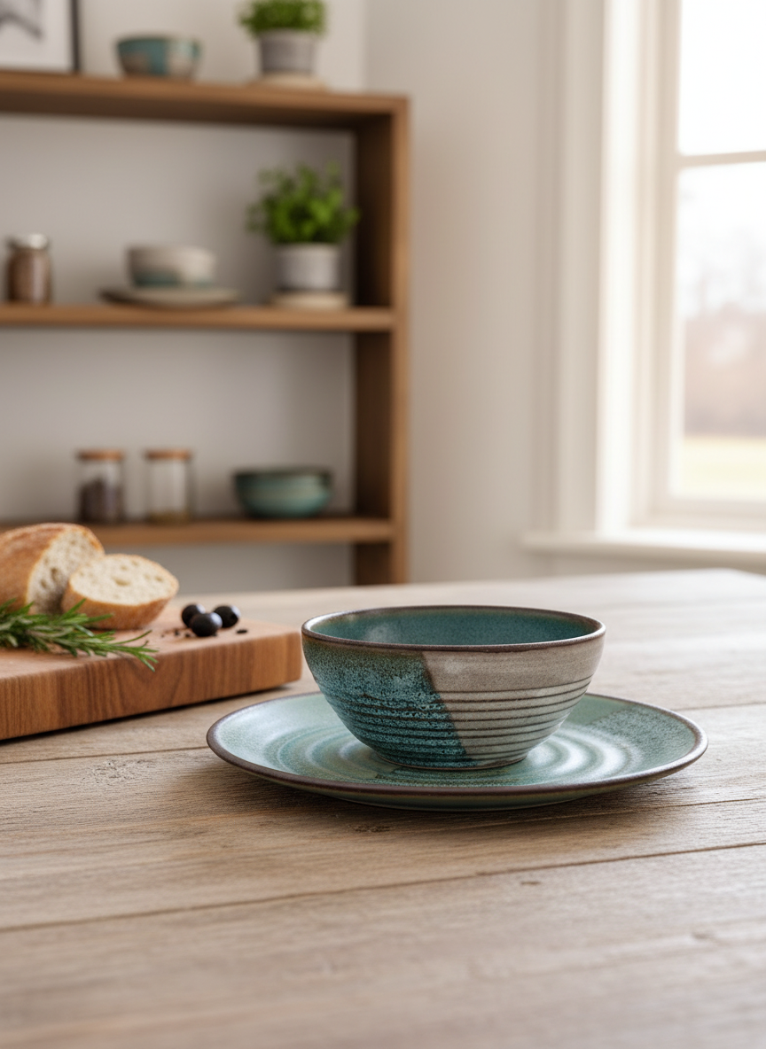 Lunch Set | Soup and Sandwich | Bowl and Plate, no.58