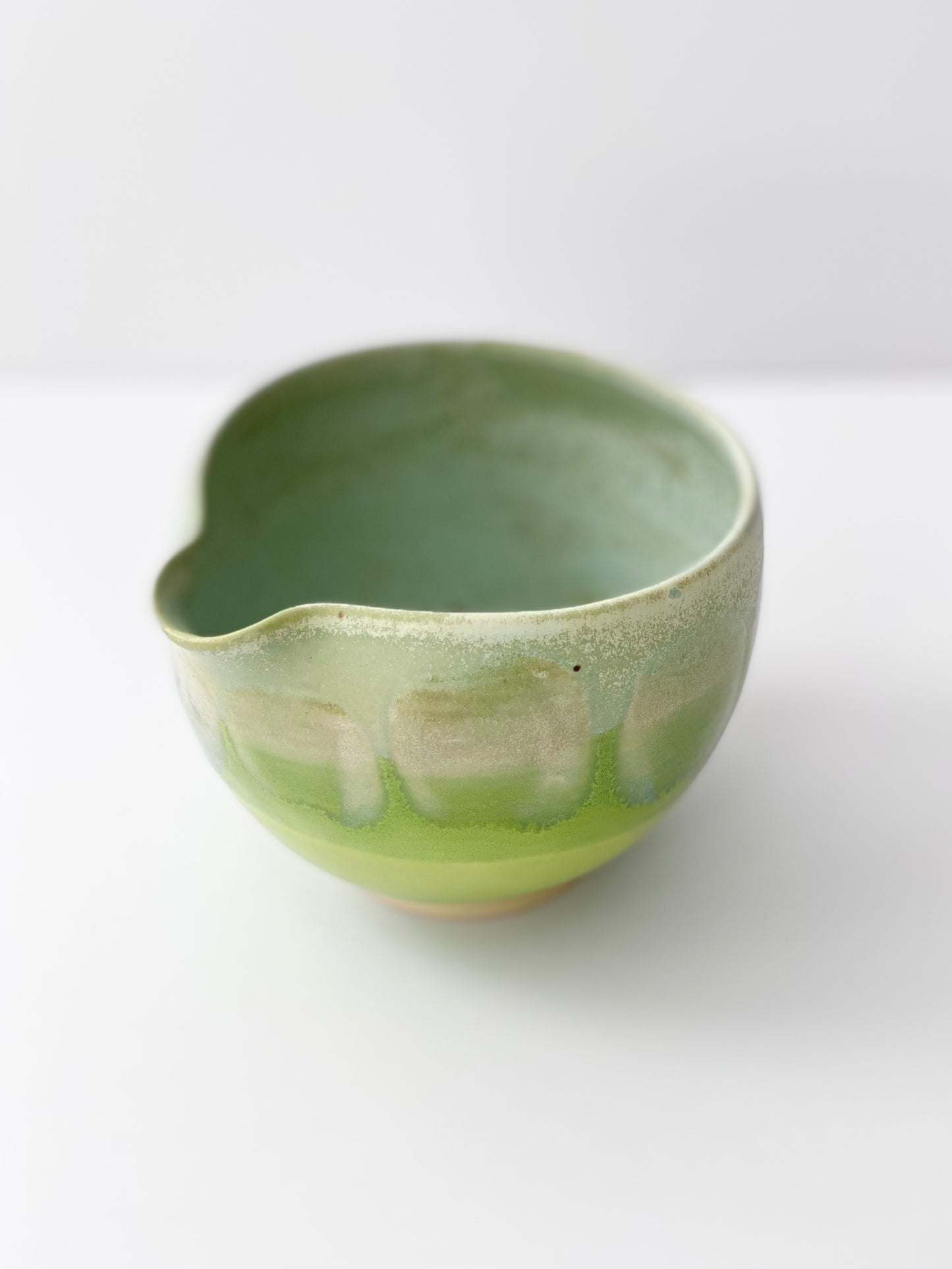 Green Opal Matcha Bowl / Mixing Bowl, 16oz, no.41