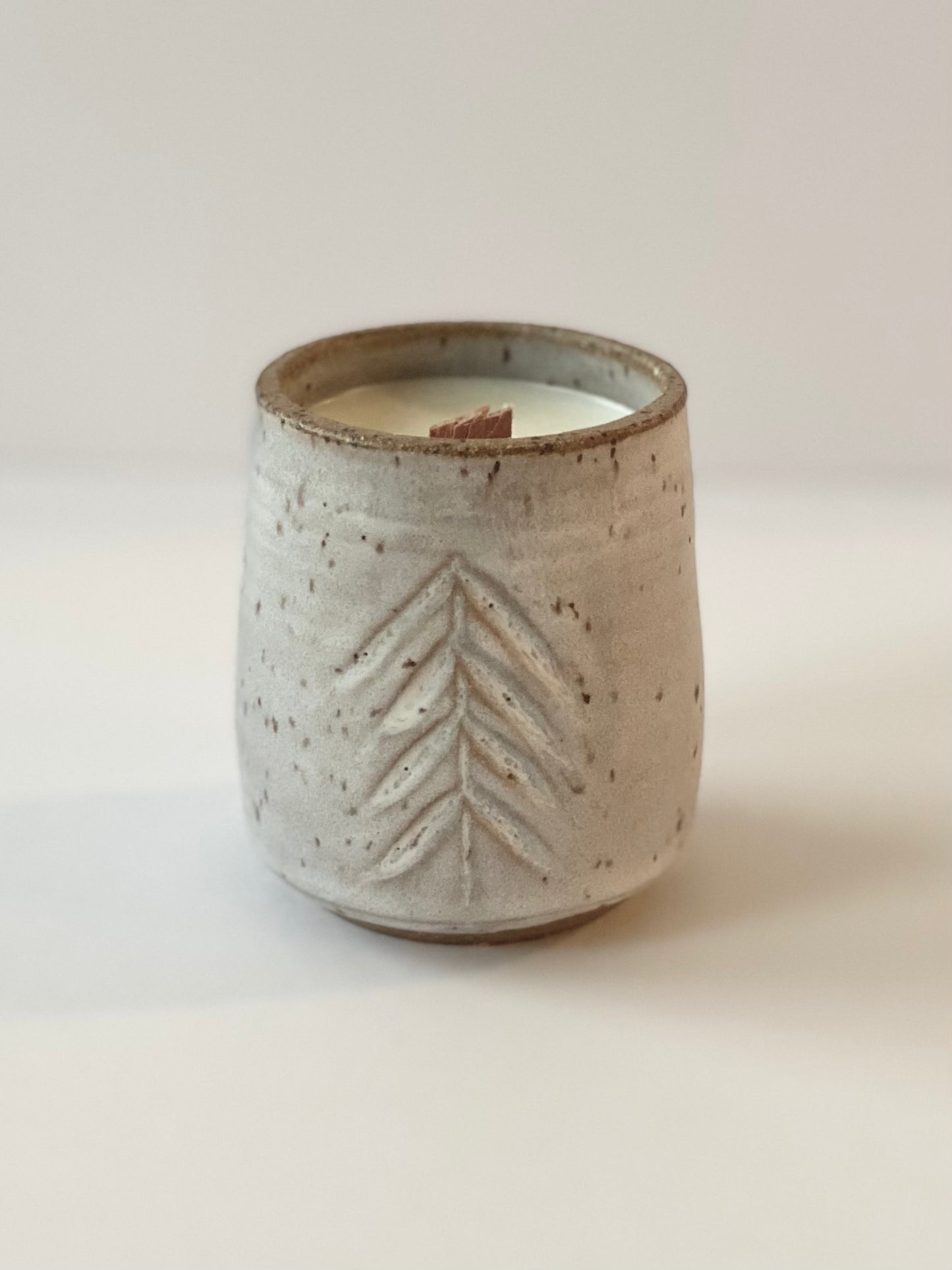 Rosemary Sage, Hand Poured 100% Soy Wax Candle, Wooden Wick, 5oz