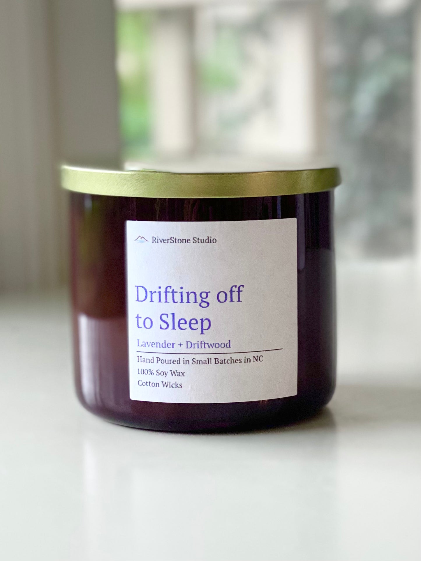 Drifting off to Sleep Candle, Hand Poured 100% Soy Wax Candle, 18oz