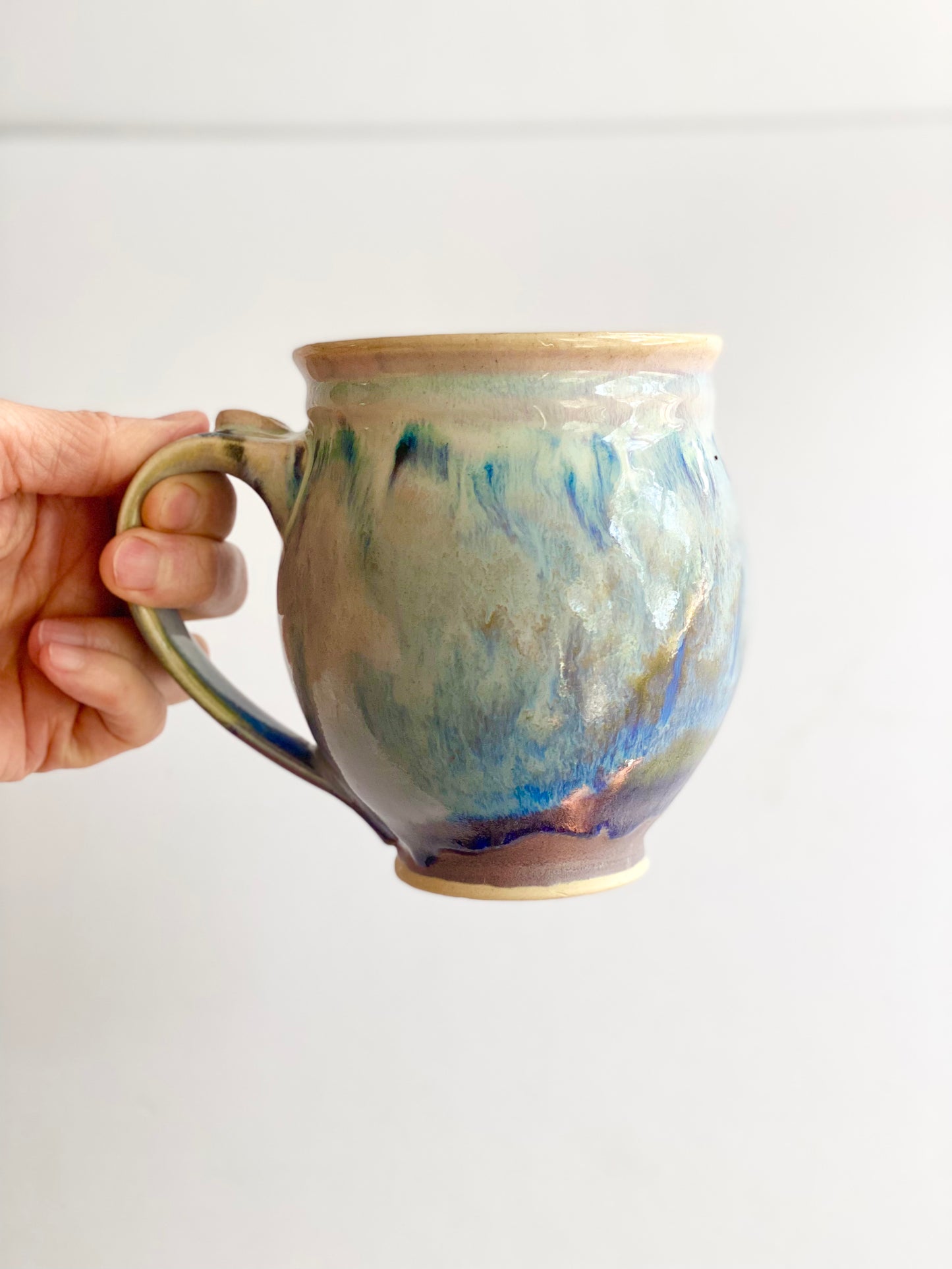 Wispy Blue and Lavender Mug 20oz, no.8