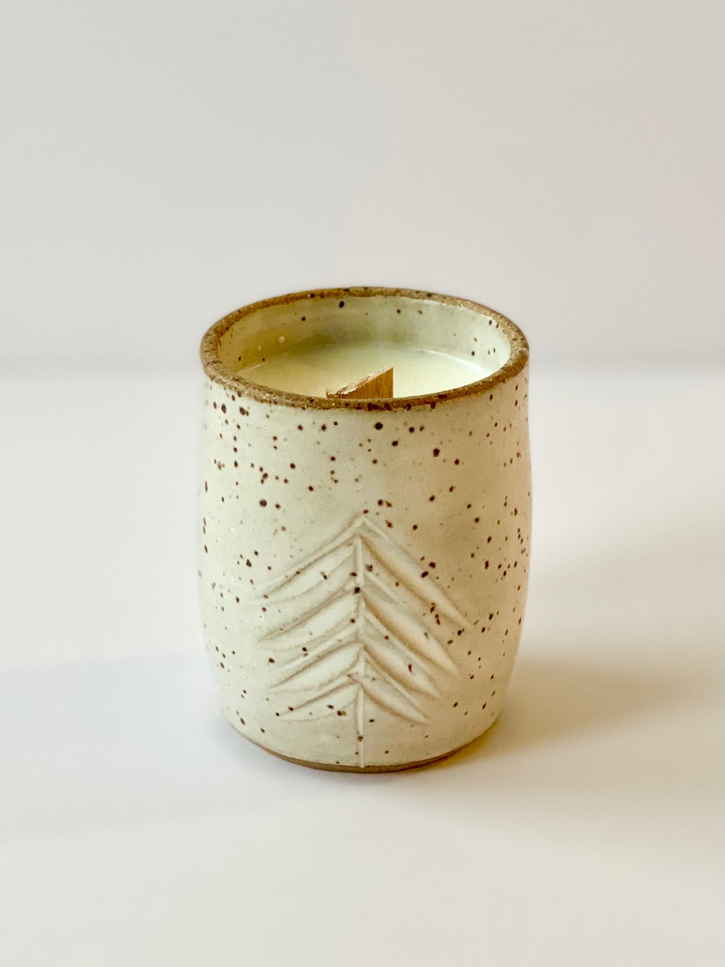 Rosemary Sage, Hand Poured 100% Soy Wax Candle, Wooden Wick, 5oz