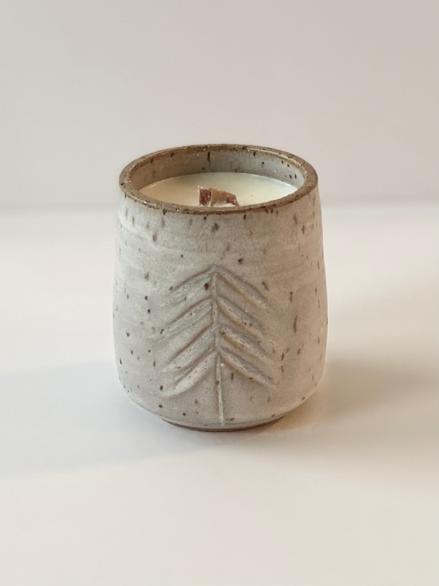 Rosemary Sage, Hand Poured 100% Soy Wax Candle, Wooden Wick, 5oz