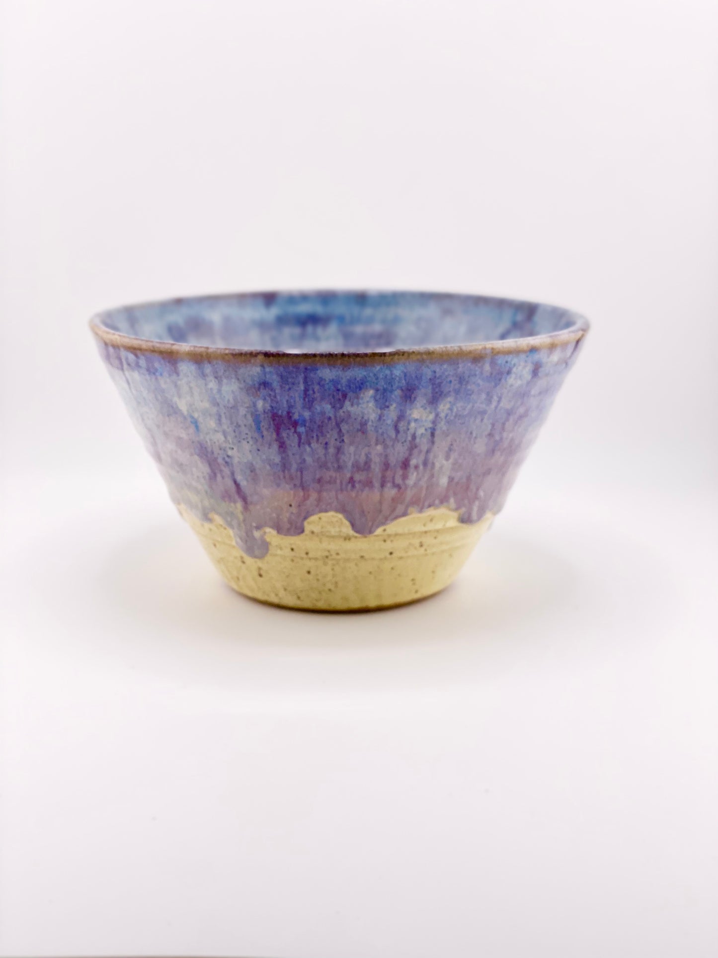 Lavender Vanilla Drip Soba / Ramen Bowl, 6.5”x 3.5”, no.67