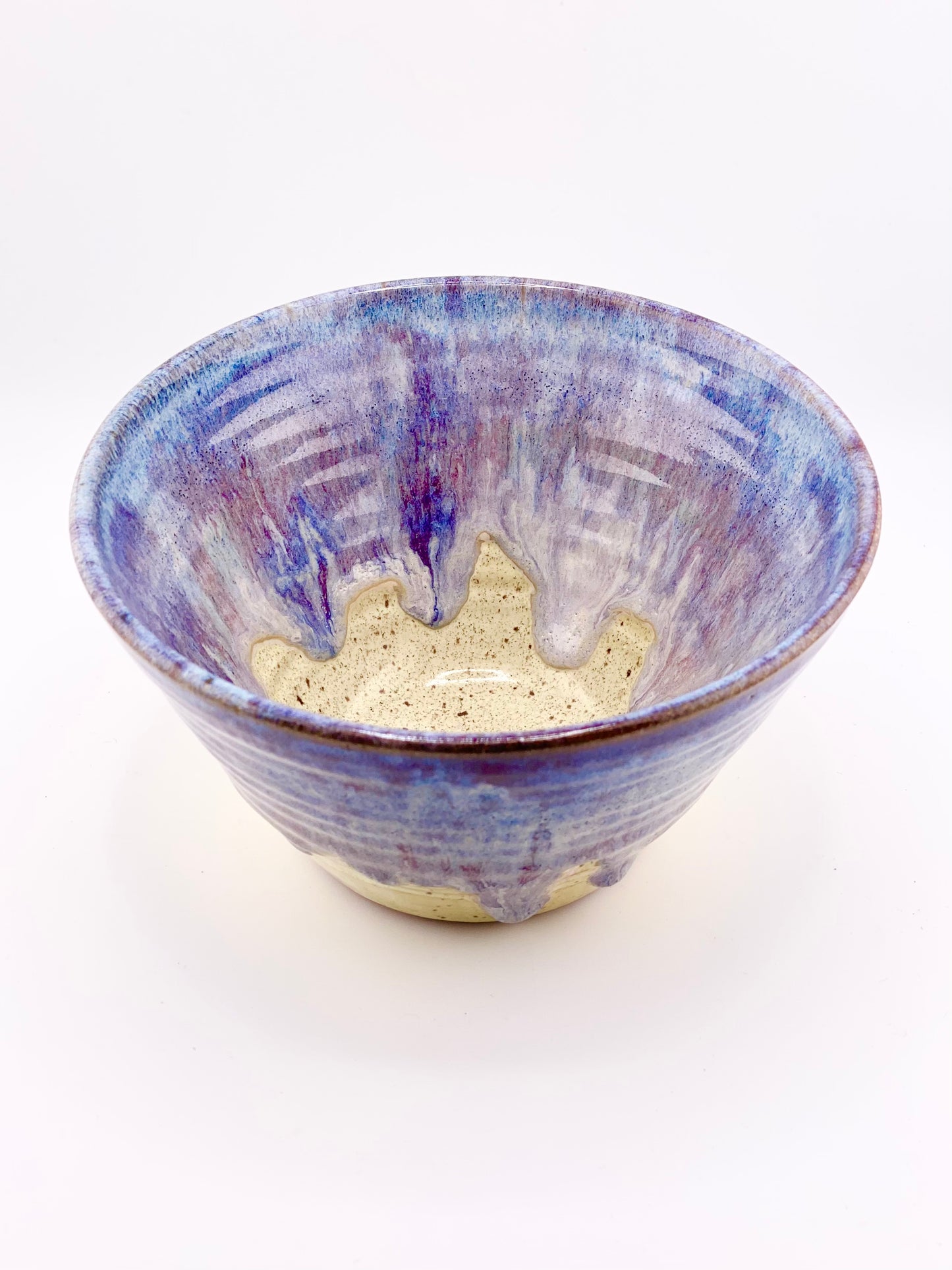 Lavender Vanilla Drip Soba / Ramen Bowl, 6.5”x 3.5”, no.67