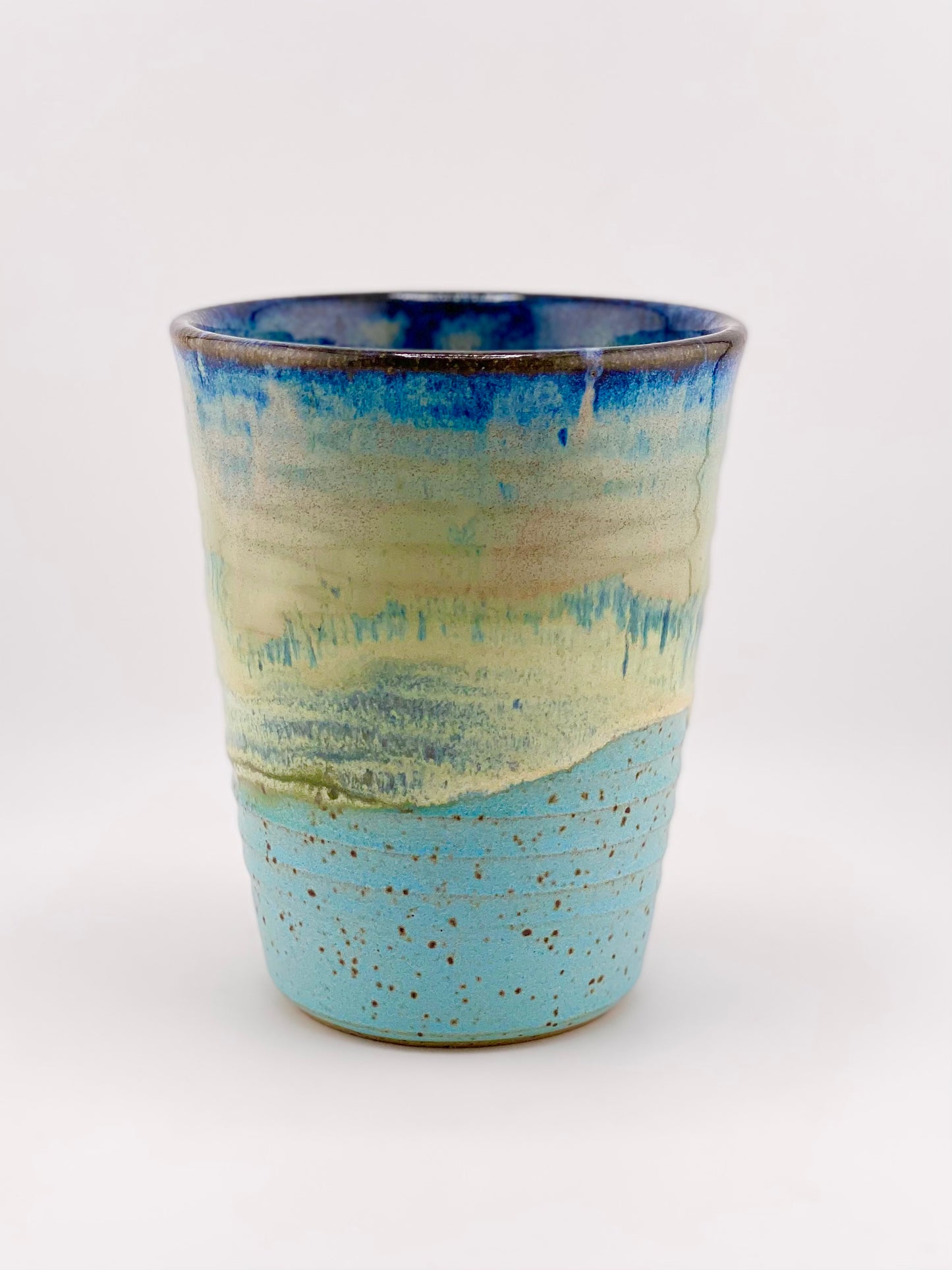 Blue Agate Tumbler, 12oz, no.69