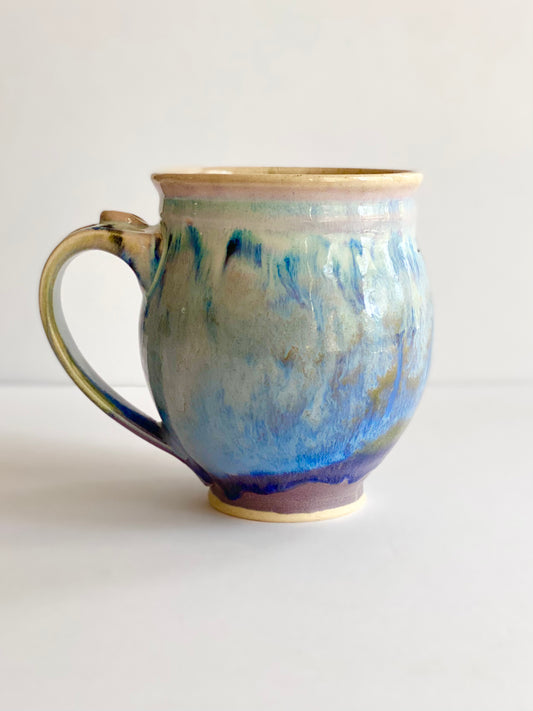Wispy Blue and Lavender Mug 20oz, no.8