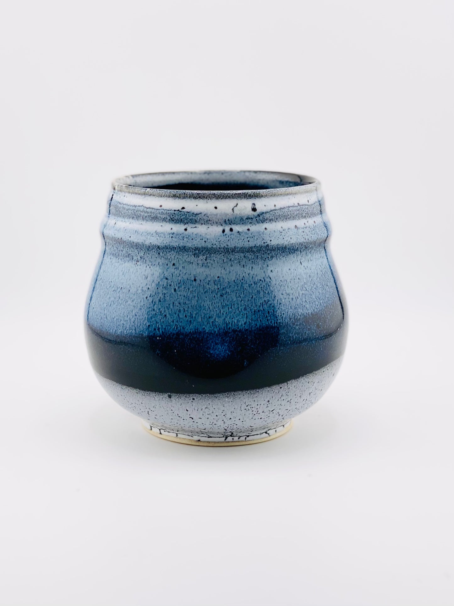 Black and White Granite Thumb Cup, 14oz no.20