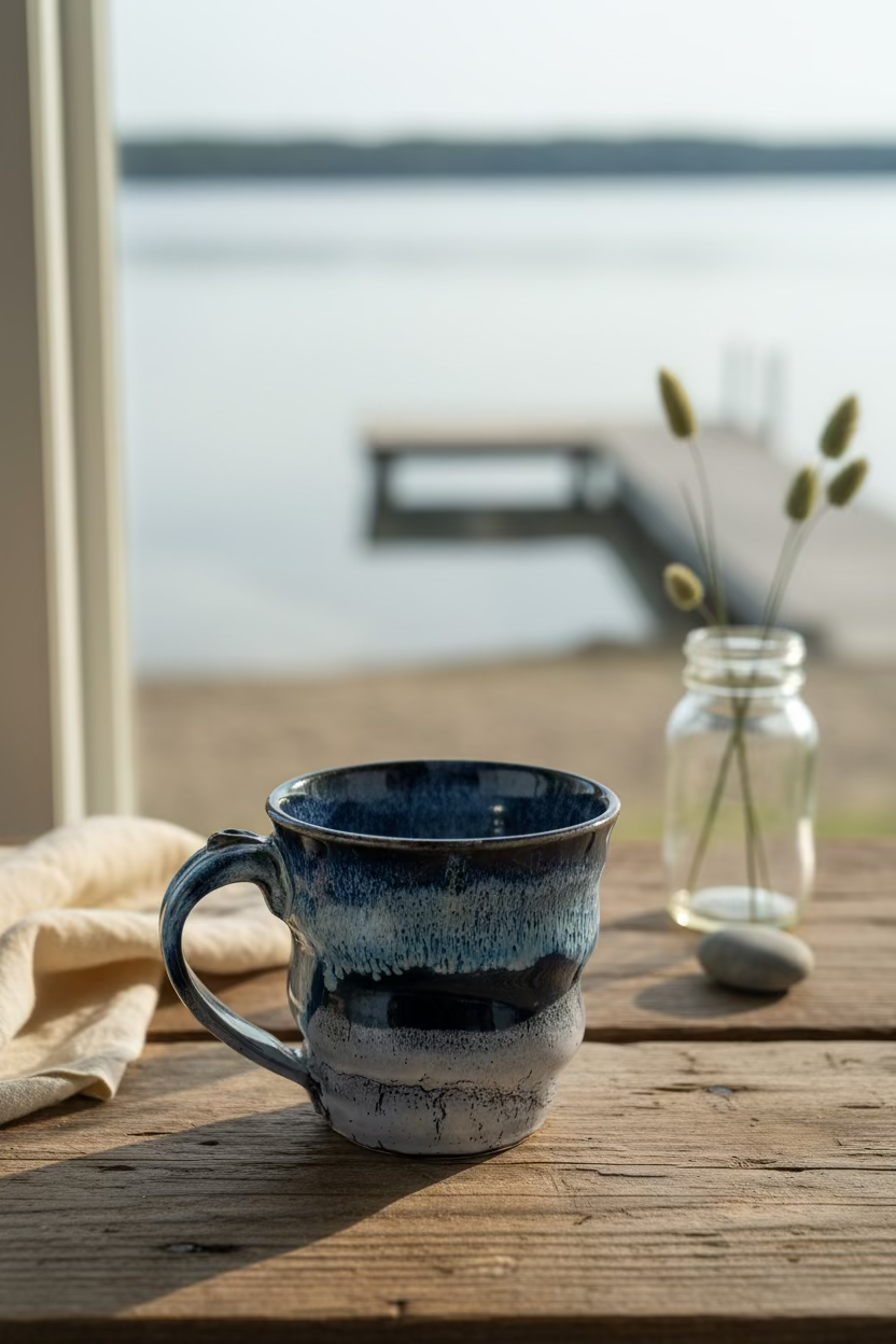 Black and White Granite Mug, 16oz no.23